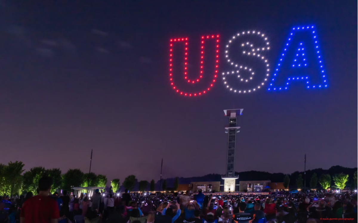 drone light show fireworks